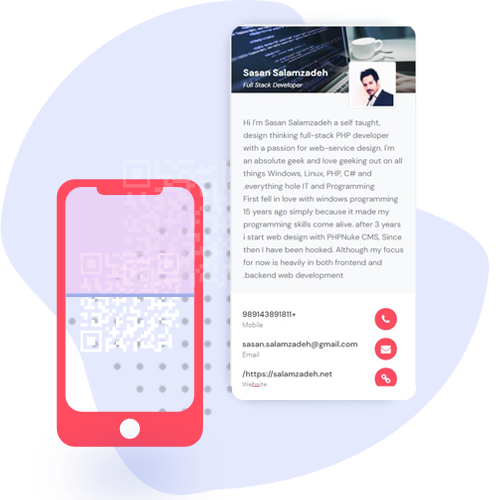 کارت ویزیتتون رو به اشتراک بگذارید